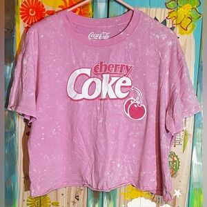 Coca Cola Pink Cherry Coke Graphic Tee